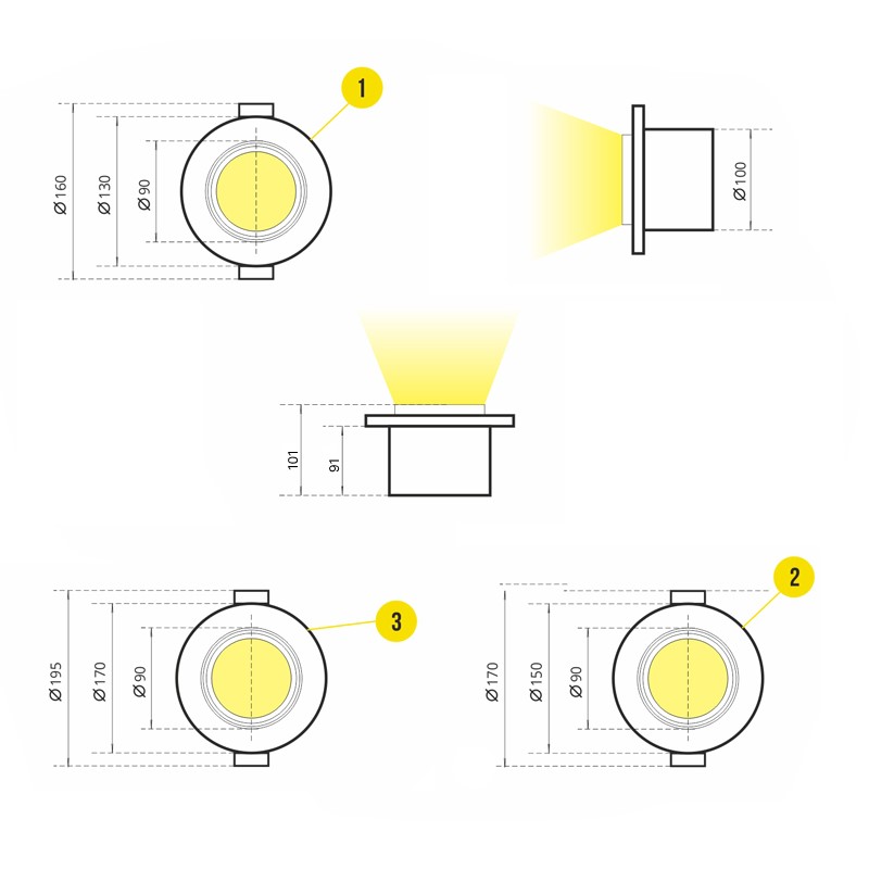 Светильник точечный SVETHOLL Лотта 10 