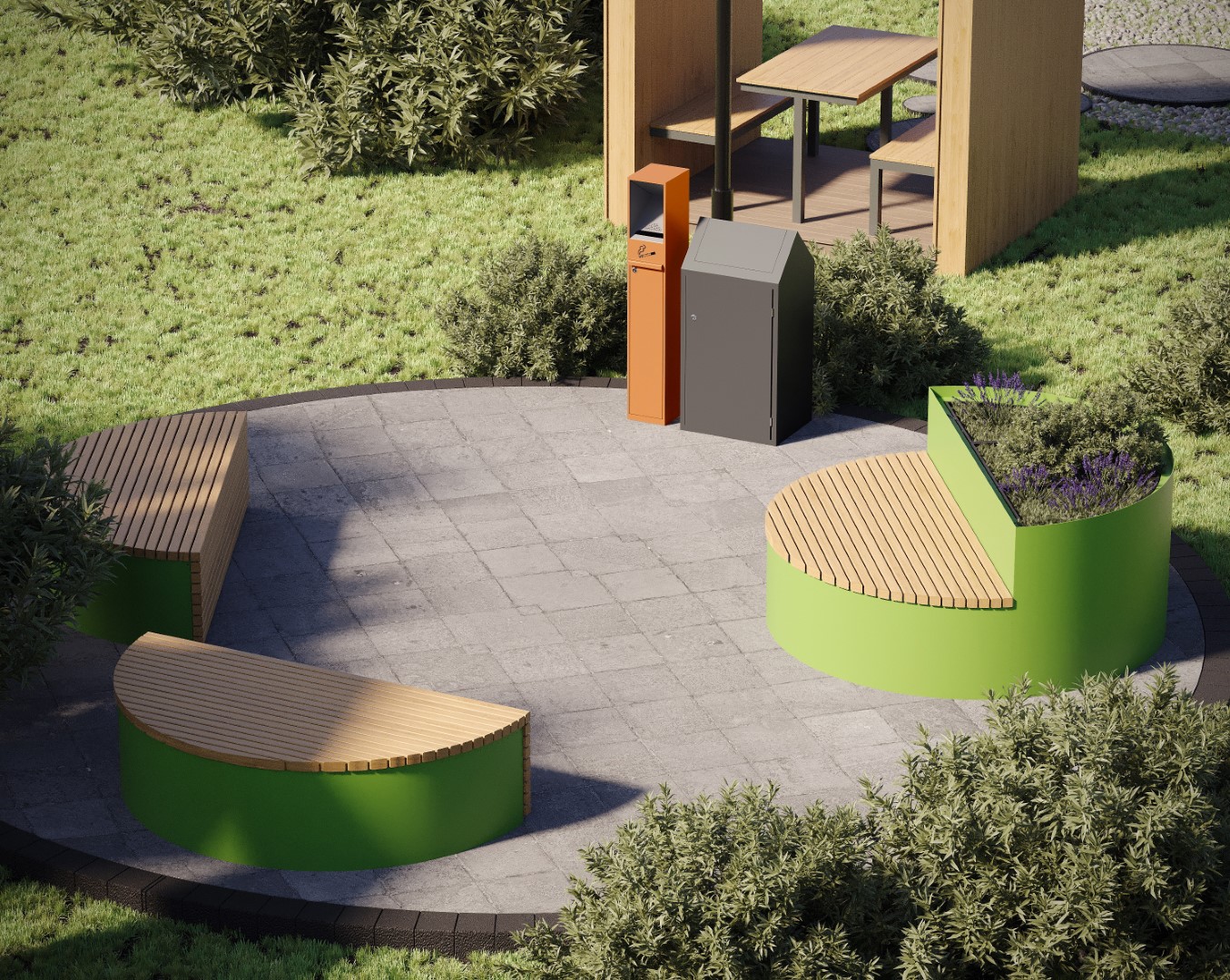 Парклет StyleHoll Urban Retreat Z-01