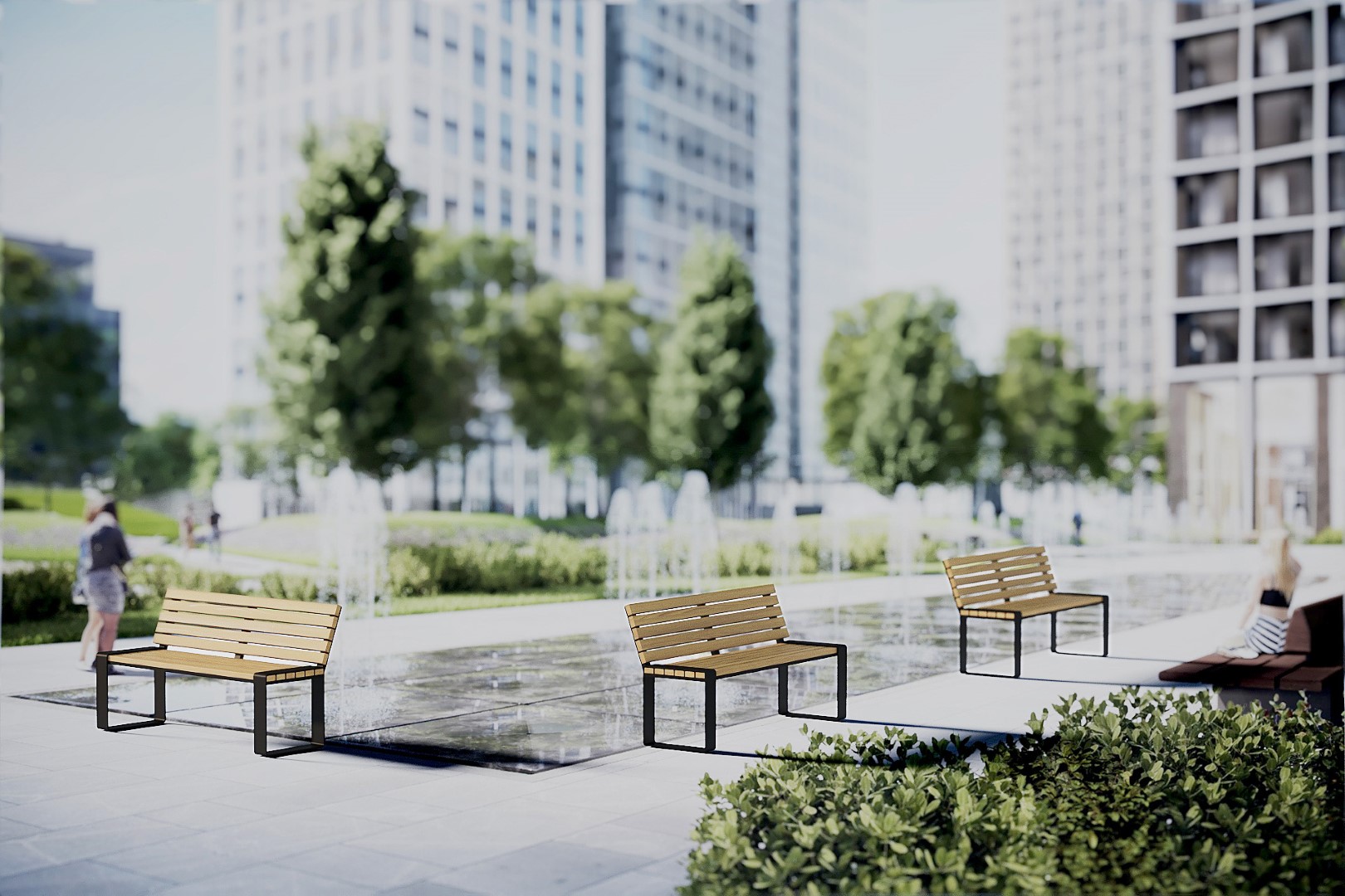 Скамейка StyleHoll City Comfort C-03