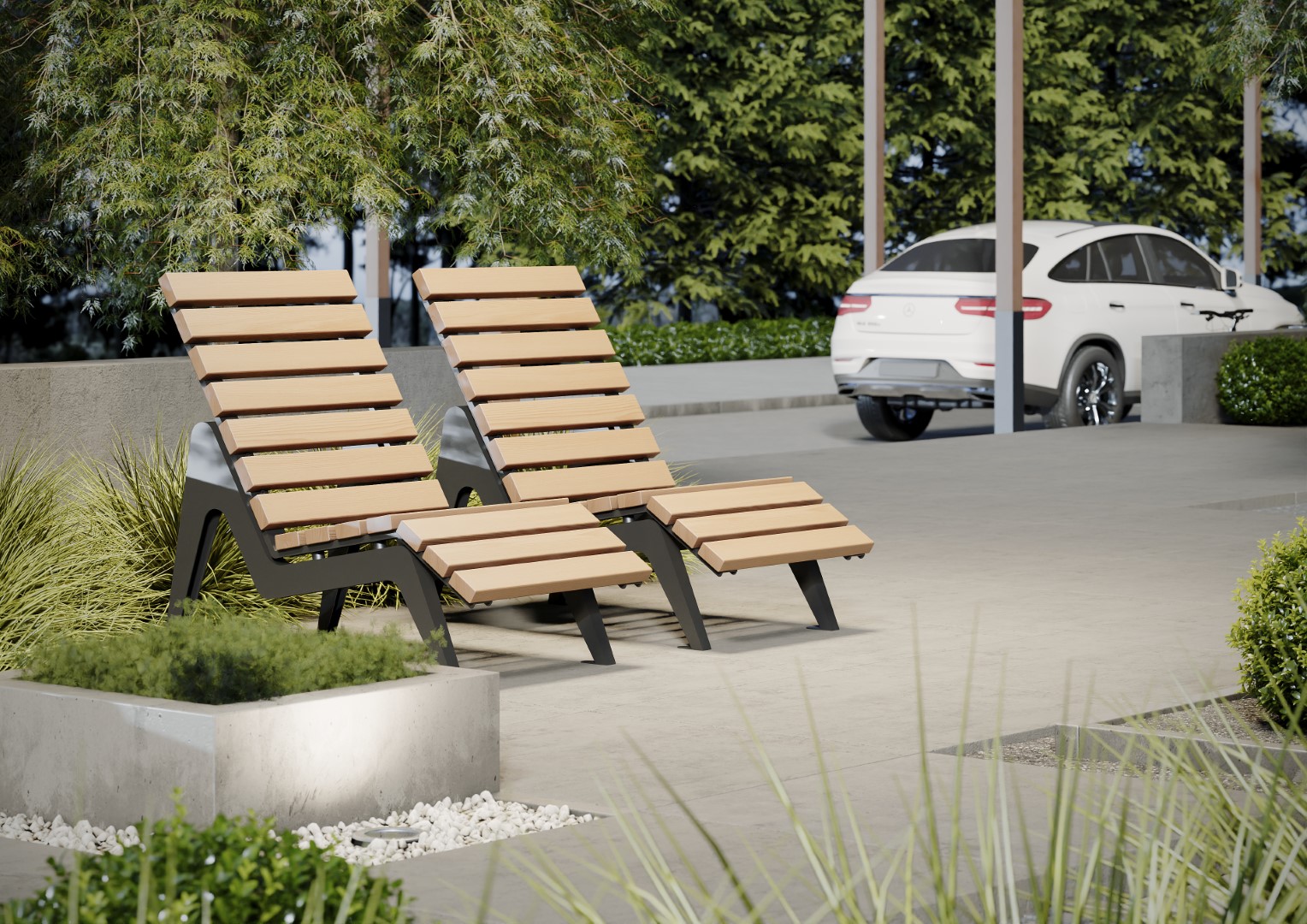 Шезлонг StyleHoll Меморис S-01