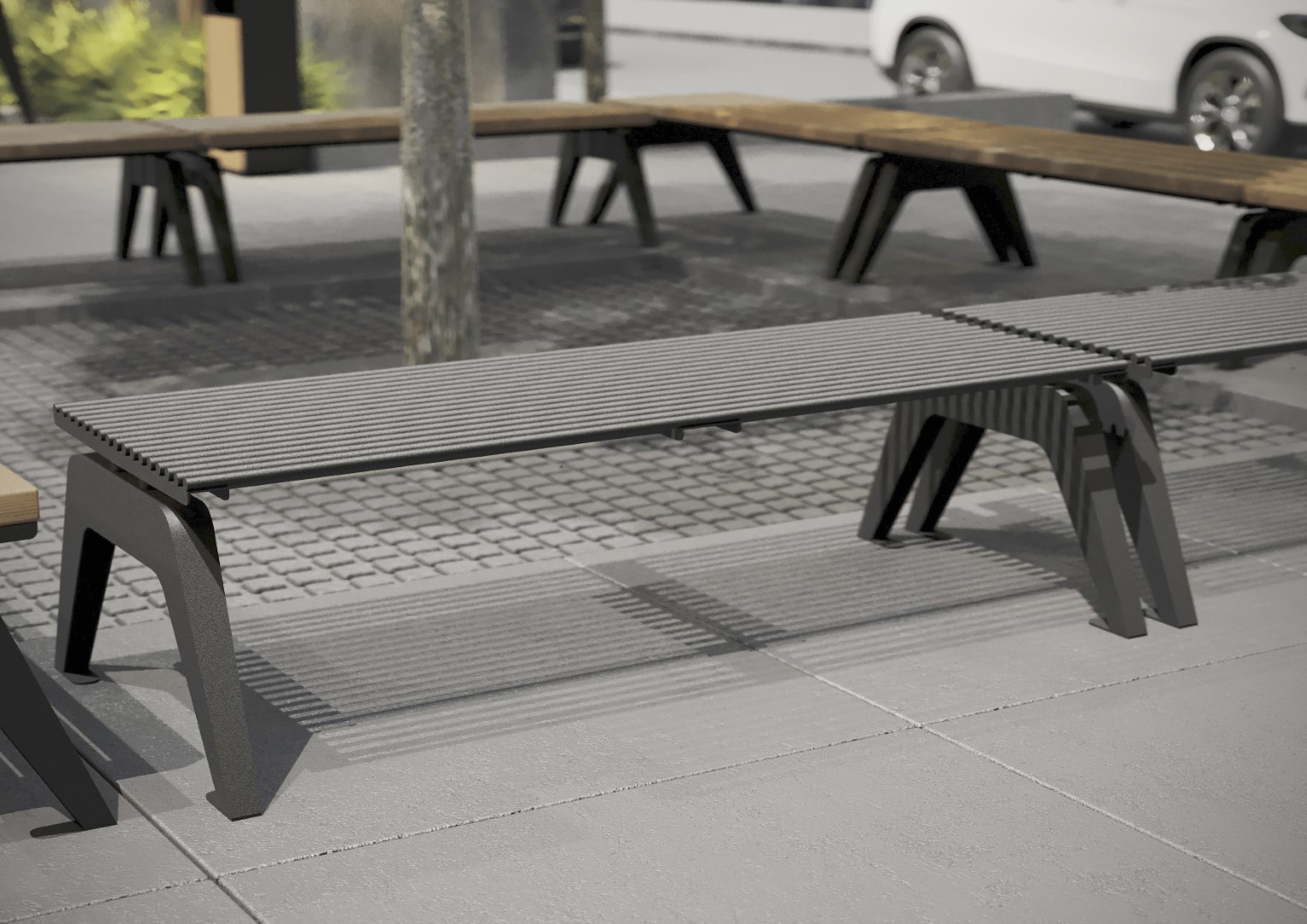 Лавочка StyleHoll Меморис L-02