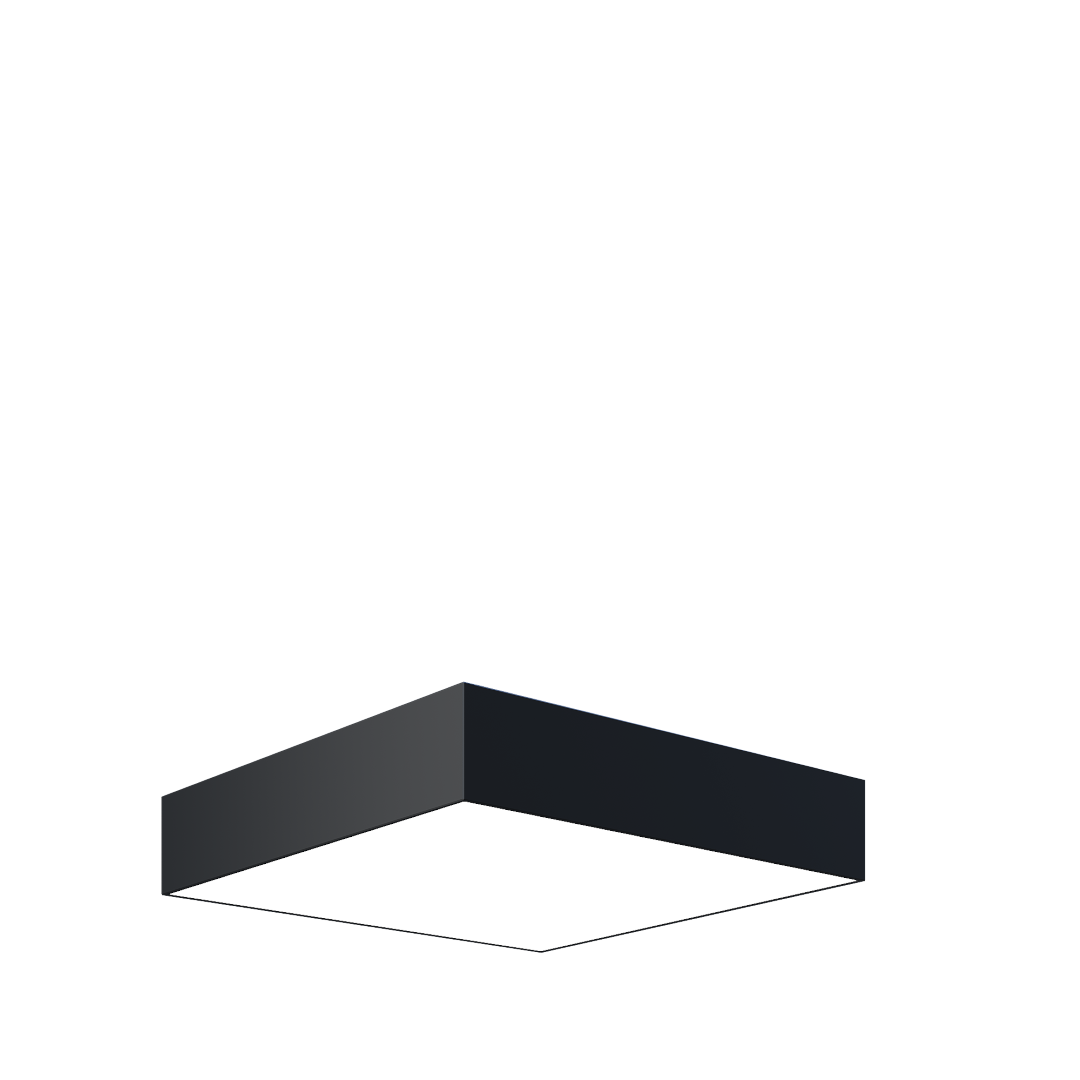 Интерьерный светильник SVETHOLL Дива квадрат накладной 