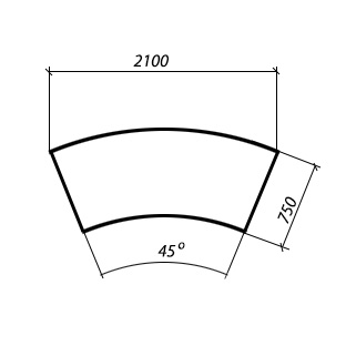 Скамейка Диамант С-83-R