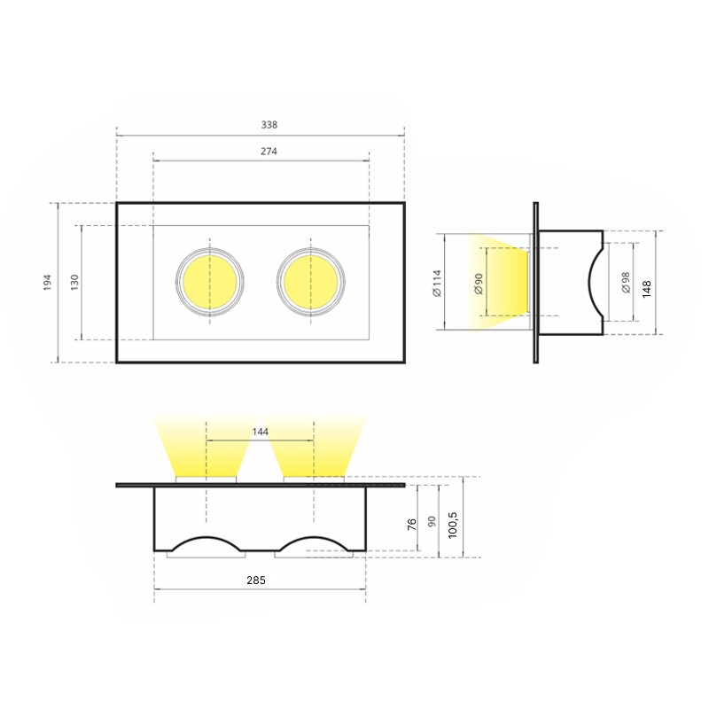 Светильник точечный SVETHOLL Лотта 13 