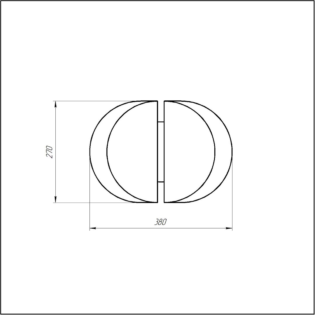 Дизайнерский светильник SVETHOLL Гемера настенный 