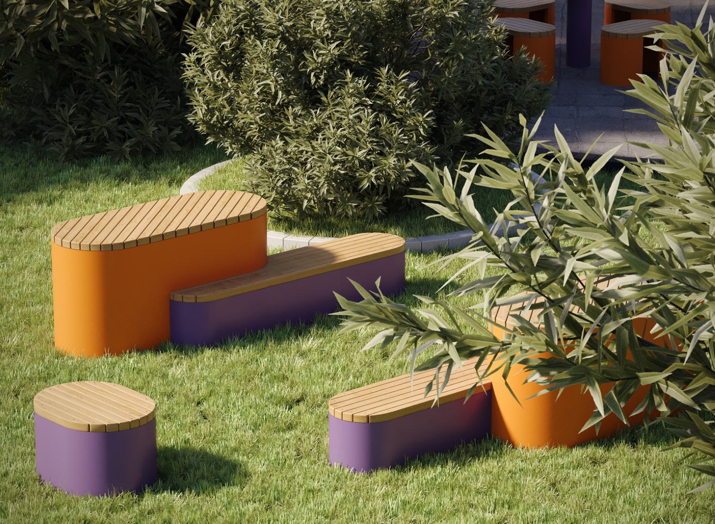 Лавочка StyleHoll Urban Retreat L-02