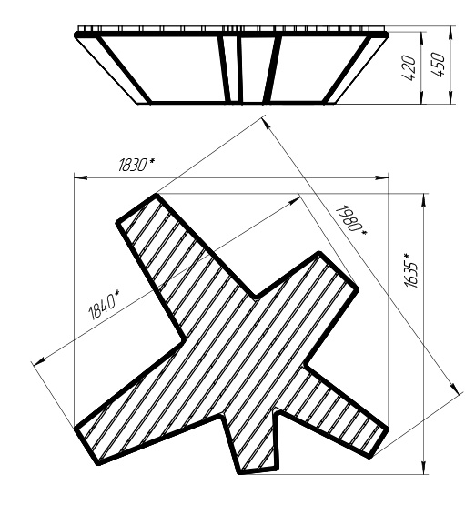 Лавочка Зодиак С-128